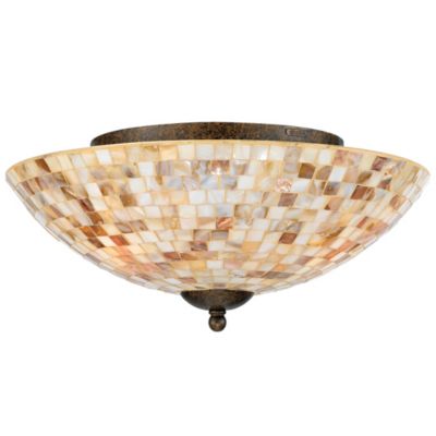 Monterey Mosaic Flushmount by Quoizel - Starlight Lighting USA and Canada